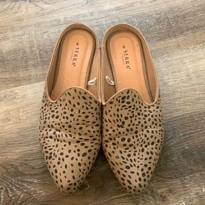 Faux Suede Mules